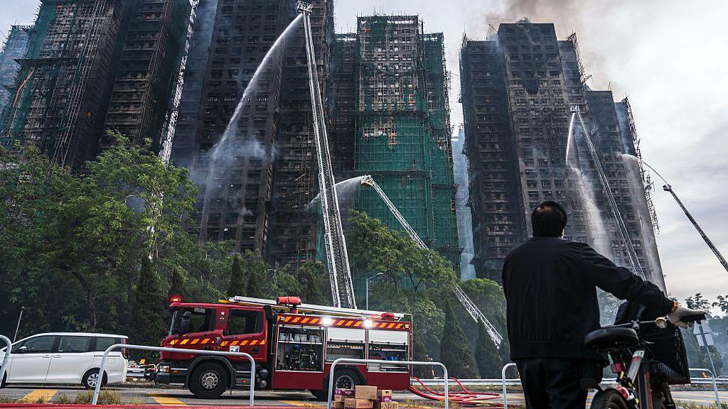 Fire in Hong Kong