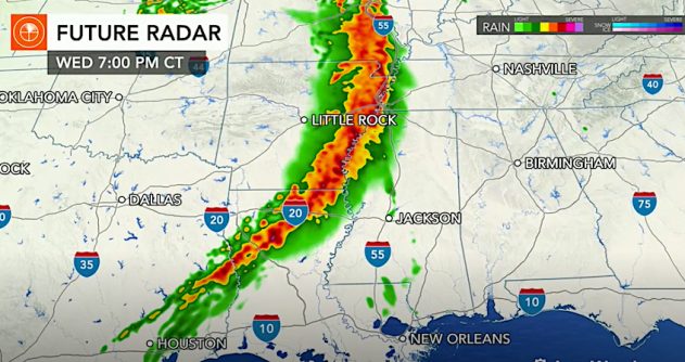Southern States Weather Alert