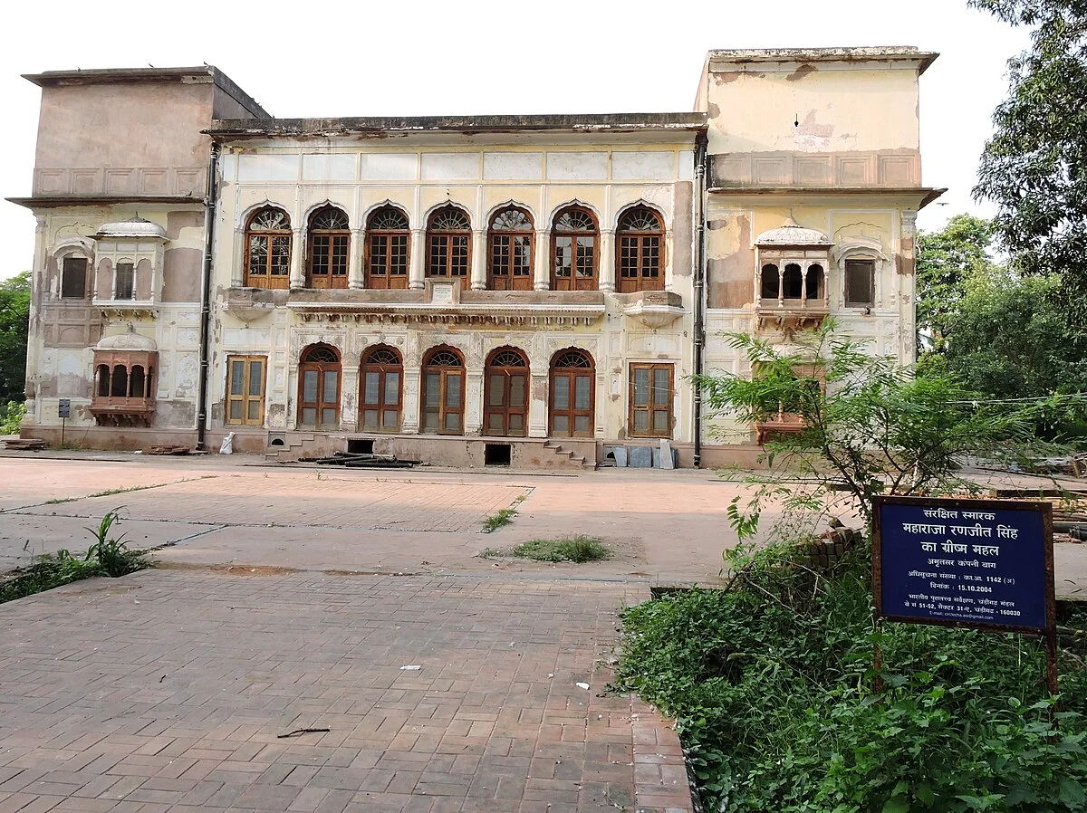 ऐतिहासिक विरासत की खोज रणजीत सिंह के समर पैलेस का प्राचीन फर्श मिला