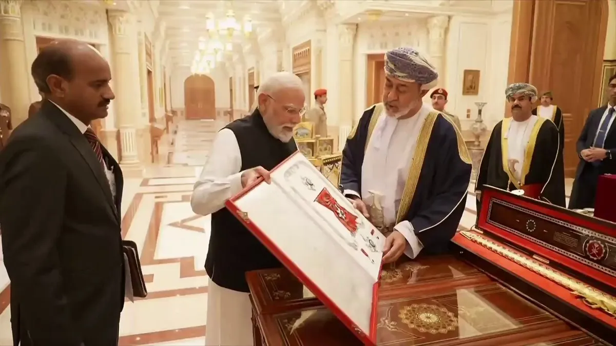 द फर्स्ट क्लास ऑफ द ऑर्डर ऑफ ओमान’ (Order of Oman) से प्रधानमंत्री नरेंद्र मोदी
