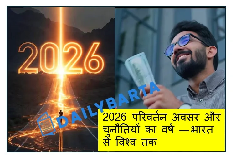 2026 परिवर्तन अवसर और चुनौतियों का वर्ष — भारत से विश्व तक