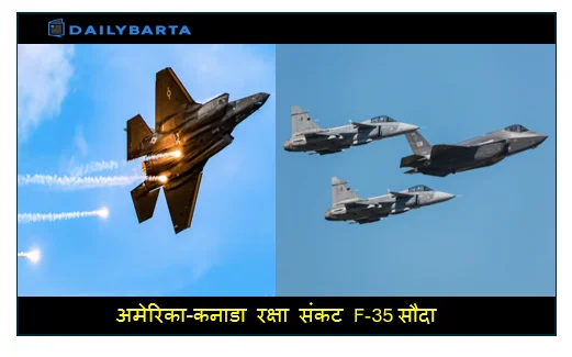 अमेरिका-कनाडा रक्षा संकट F-35 सौदा और भविष्य की चुनौतियाँ