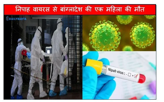 निपाह वायरस से बांग्लादेश की एक महिला की मौत WHO ने पुष्टि दो हफ्ते पहले भारत में भी मिले थे दो मामले 