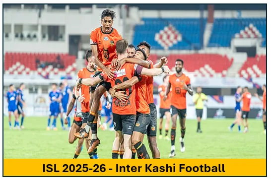 ISL 2025-26 - Inter Kashi Football Club पर भारी पड़ी Bengaluru FC 3-1 से हराया