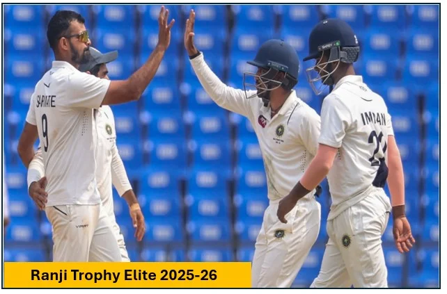 Ranji Trophy Elite 2025-26- रणजी ट्रॉफी ने बदली ताकत की तस्वीर पुराने गढ़ों से आगे बढ़ा भारत