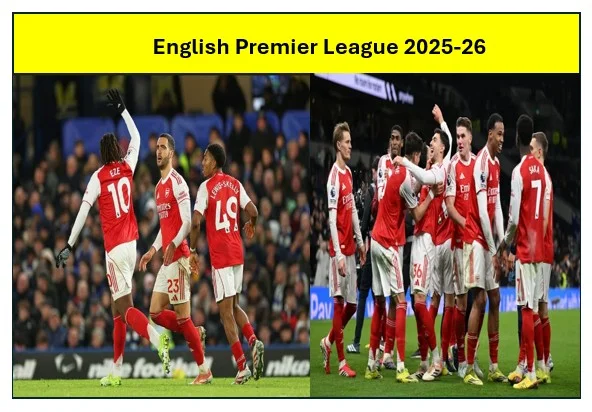 Arsenal vs Chelsea मुकाबले में चेल्सी को 2-1 से हराकर आर्सेनल अंकतालिका के शीर्ष पर पहुंचा