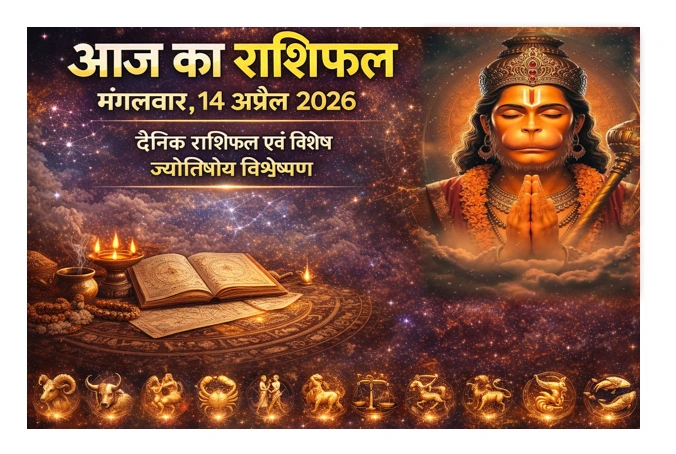 Aaj Ka Rashifal - मंगलवार, 14 अप्रैल 2026