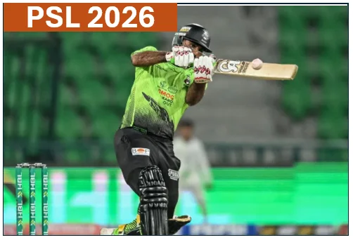 PSL 2026 - फखर ज़मान के तूफानी शतक से लाहौर कलंदर्स की रोमांचक जीत क्वेटा ग्लैडिएटर्स 9 रनों से चूकी