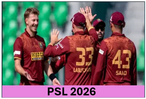 PSL 2026 -  हैदराबाद किंग्समेन का दबदबा इस्लामाबाद यूनाइटेड को 6 विकेट से रौंदा