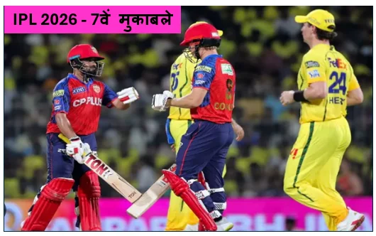 ​IPL 2026 - 7वें मुकाबले में पंजाब किंग्स की धमाकेदार जीत चेन्नई सुपर किंग्स को 5 विकेट से रौंदा