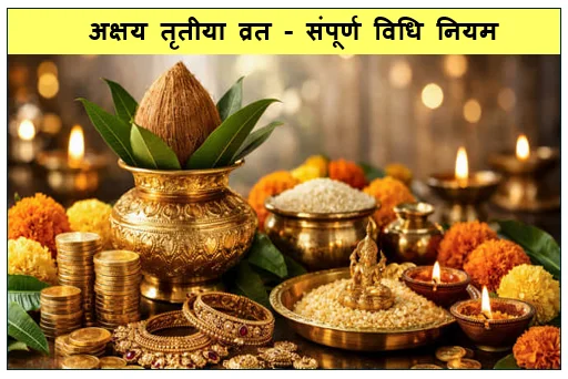 अक्षय तृतीया व्रत - संपूर्ण विधि नियम और आध्यात्मिक महत्व