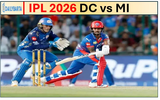 IPL 2026 DC vs MI -  दिल्ली कैपिटल्स की दहाड़ मुंबई इंडियंस को उनके घर में दी 6 विकेट से मात