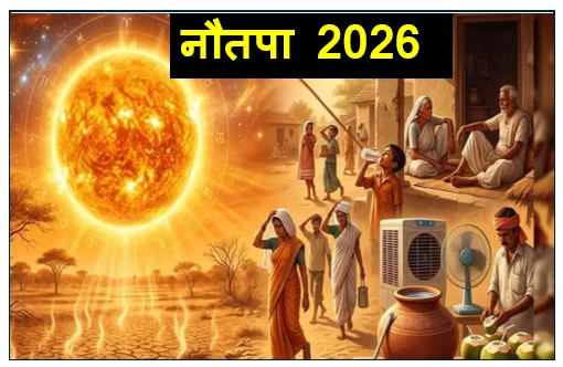 नौतपा 2026 - सूर्य का रोहिणी प्रवेश भीषण गर्मी के 9 दिन कृषि महत्व और धार्मिक उपाय