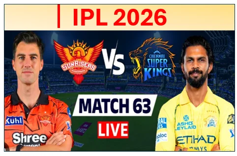 IPL 2026 -  चेपॉक में हैदराबाद का 'सनराइज' चेन्नई को 5 विकेट से हराकर प्लेऑफ में मारी एंट्री