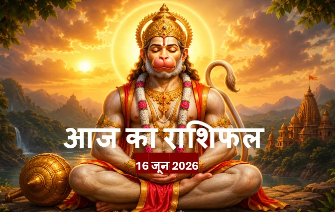 Aaj Ka Rashifal : 16 जून 2026 - बजरंगबली की कृपा से चमकेगा इन राशियों का भाग्य 1 Aaj Ka Rashifal