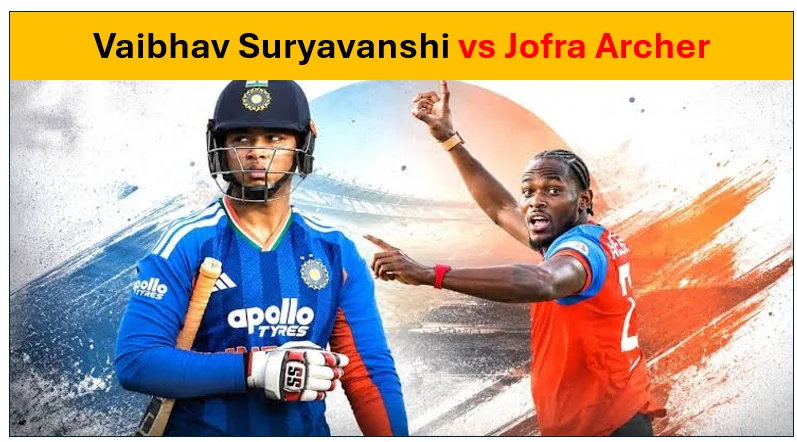 Vaibhav Suryavanshi vs Jofra Archer: 145 KMPH Short Ball Trap में फंसे 15 साल के बल्लेबाज, England की रणनीति रही सफल